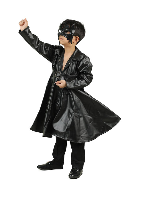 BookMyCostume Indian Action Superhero Costume for Kids | Inspired by Popular Bollywood Action Character | Fancy Dress for Theme Party, School Function | Premium
